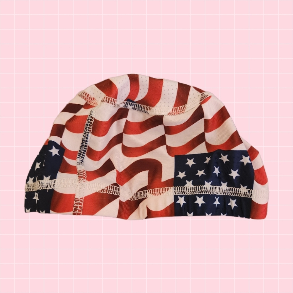 American Flag Skull Cap
